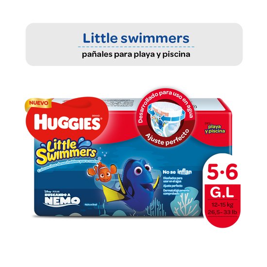 Pañal Huggies Little Swimmerst talla G