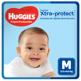 Pañales Huggies Triple Protección Talla M