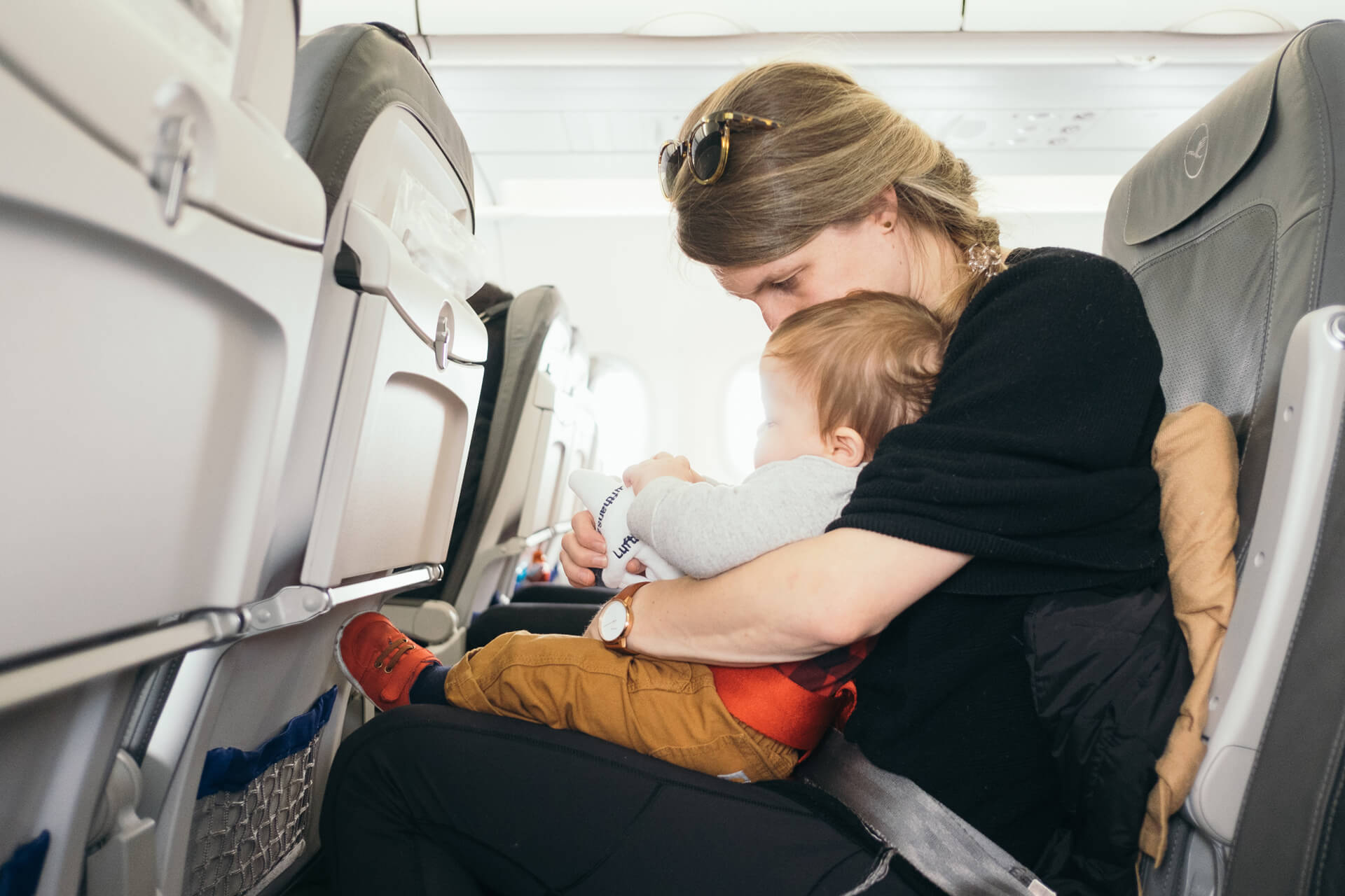 Manteniendo la calma durante el vuelo